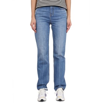 tory burch medium waist slim jeans