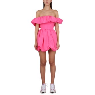 msgm off shoulder dress