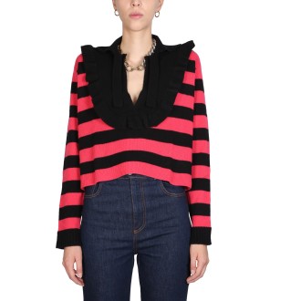 philosophy di lorenzo serafini striped shirt