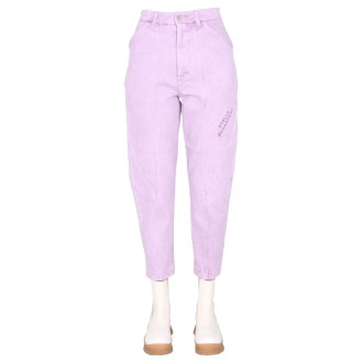 stella mccartney jeans with embroidered logo