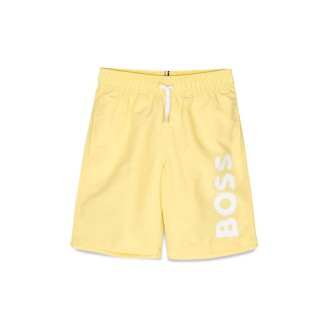 boss logo beach boxer shorts