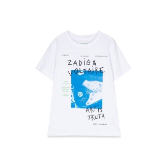 zadig&voltaire t-shirt print art