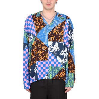 marcelo burlon county of milan hawaii mix & match shirt