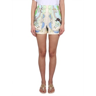 tory burch shorts with print