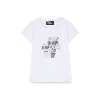 karl lagerfeld t-shirt mc karl and choupette