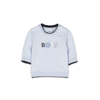 boss logo crewneck sweatshirt