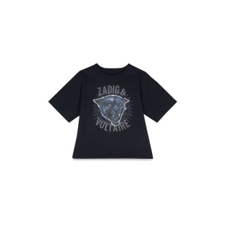 zadig&voltaire t-shirt logo and tiger