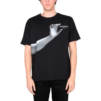 balmain crewneck t-shirt