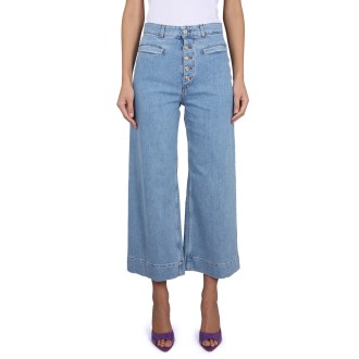 etro cropped fit jeans