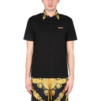 versace polo mask baroque
