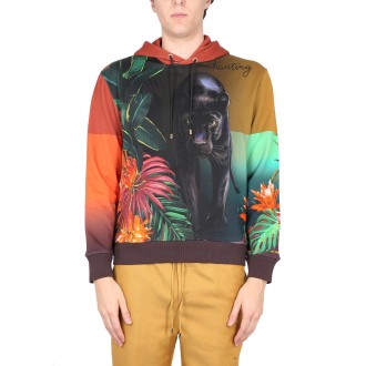 etro panther print sweatshirt