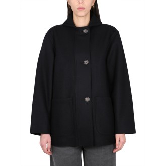 margaret howell coat with buttons
