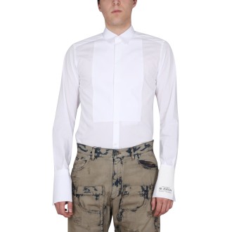 dolce & gabbana gold tuxedo shirt