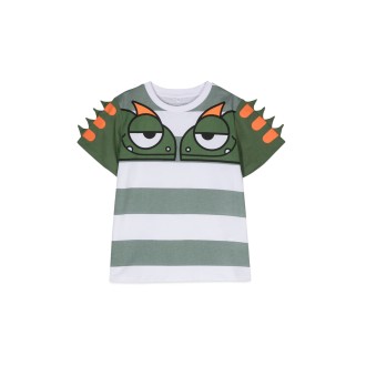 stella mccartney mc chameleon and stripes t-shirt