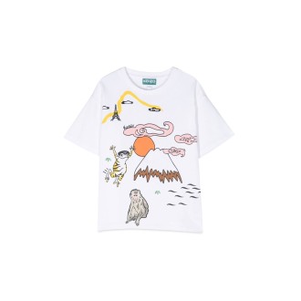 kenzo mc print t-shirt