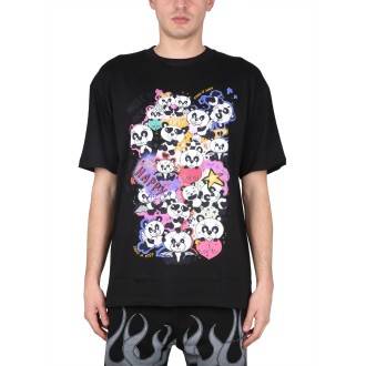 vision of super multi pandy print t-shirt