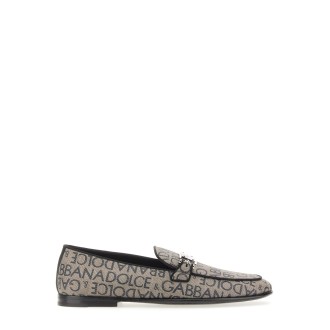 dolce & gabbana jacquard slipper
