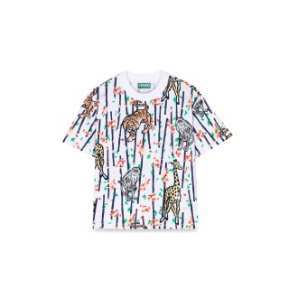 kenzo t-shirt mc patterned tiger