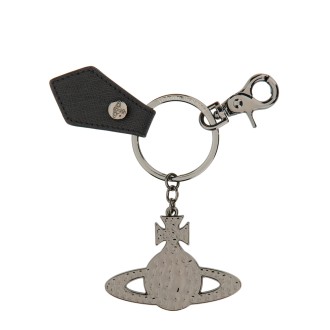 vivienne westwood debbie hammered orb keychain