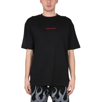 vision of super skeleton print t-shirt