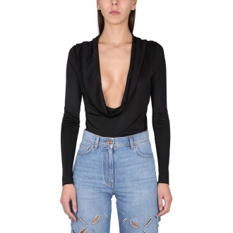 versace bodysuit with hood