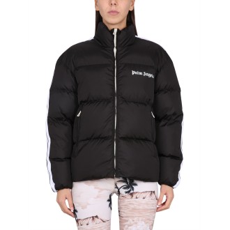 palm angels down jacket with logo