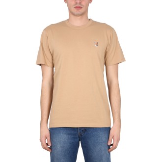 maison kitsuné t-shirt with fox patch