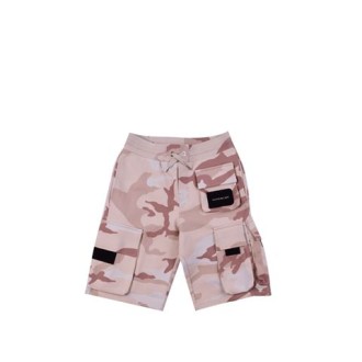 PANTALONCINI CARGO CON STAMPA MIMETICA