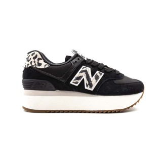 Sneakers Donna Black NEW BALANCE Pelle