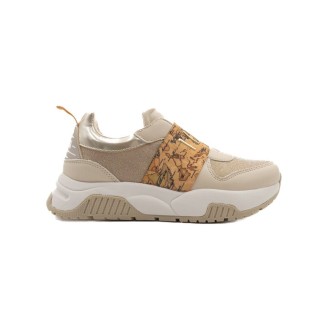 Sneakers Donna Beige/platino ALVIERO MARTINI Pelle