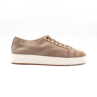 Sneakers Uomo Beige SANTONI Pelle