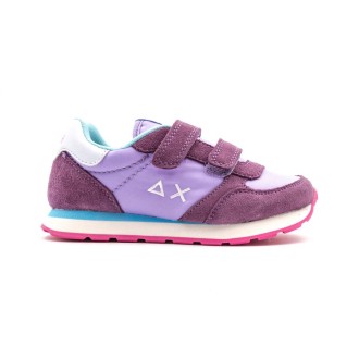 Sneakers Bambino Lilla SUN68 Pelle