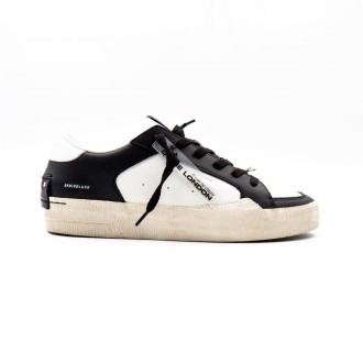 Sneakers Uomo WHITE+BLACK CRIME LONDON Pelle