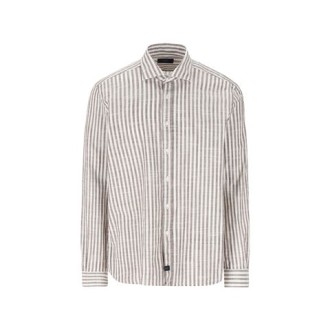 Camicia di Fay, da uomo, colore kakhi. Modello a maniche lunghe, realizzata in cotone. Caratterizzato da motivo a righe a contrasto, colletto classico e chiusura con bottoni. Polsini con bottone. Vestibilità regolare. 