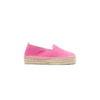 Mocassino HAMPTONS, di Manebì, da donna, colore fucsia. Modello espadrillas, in pelle di vitello. Caratterizzato da dettaglio con corda e suola chunky. Punta tonda. 