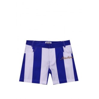 PANTALONCINI A RIGHE CON RICAMOenbsp;