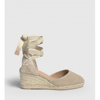 Espadrillas Carina 6 in cotone beige