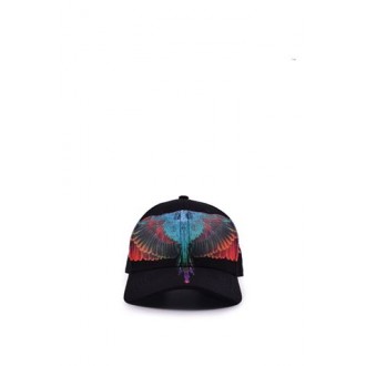 CAPPELLO IN COTONE CON STAMPA ICON WINGS