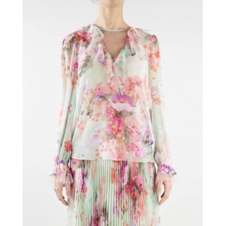 TWIN SET Blusa in creponne stampato Twinset