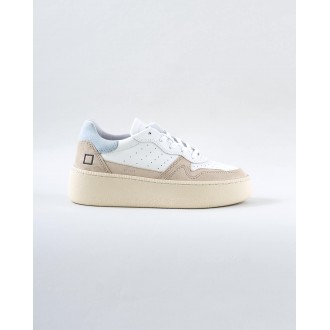 DATE Sneakers Step Calf White Sky D.A.T.E