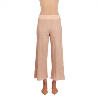 Pantalone in maglia con glitter