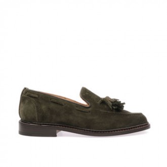 Mocassini in suede elton con nappine