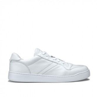 Sneakers in pelle bianca