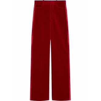 Gucci Velvet Wide Leg Pants