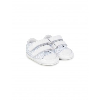 GIVENCHY KIDS Sneakers Con Motivo 4G Bianche e Azzurre