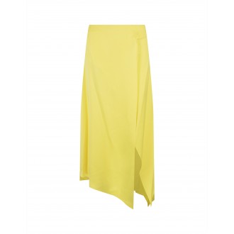 STELLA MCCARTNEY Gonna Midi Asimmetrica Gialla