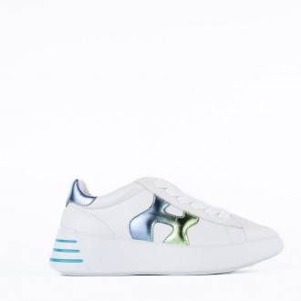 Sneakers Rebel in pelle bianca