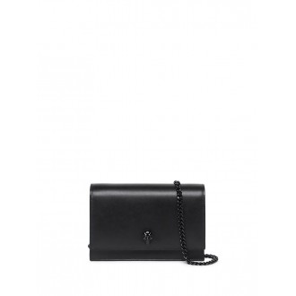 Alexander McQueen Small `Skull` Leather Crossbody Bag