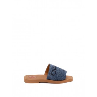 Chloe `Woody` Flat Sandals