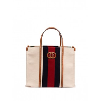 Gucci `Canvas Web` Handbag